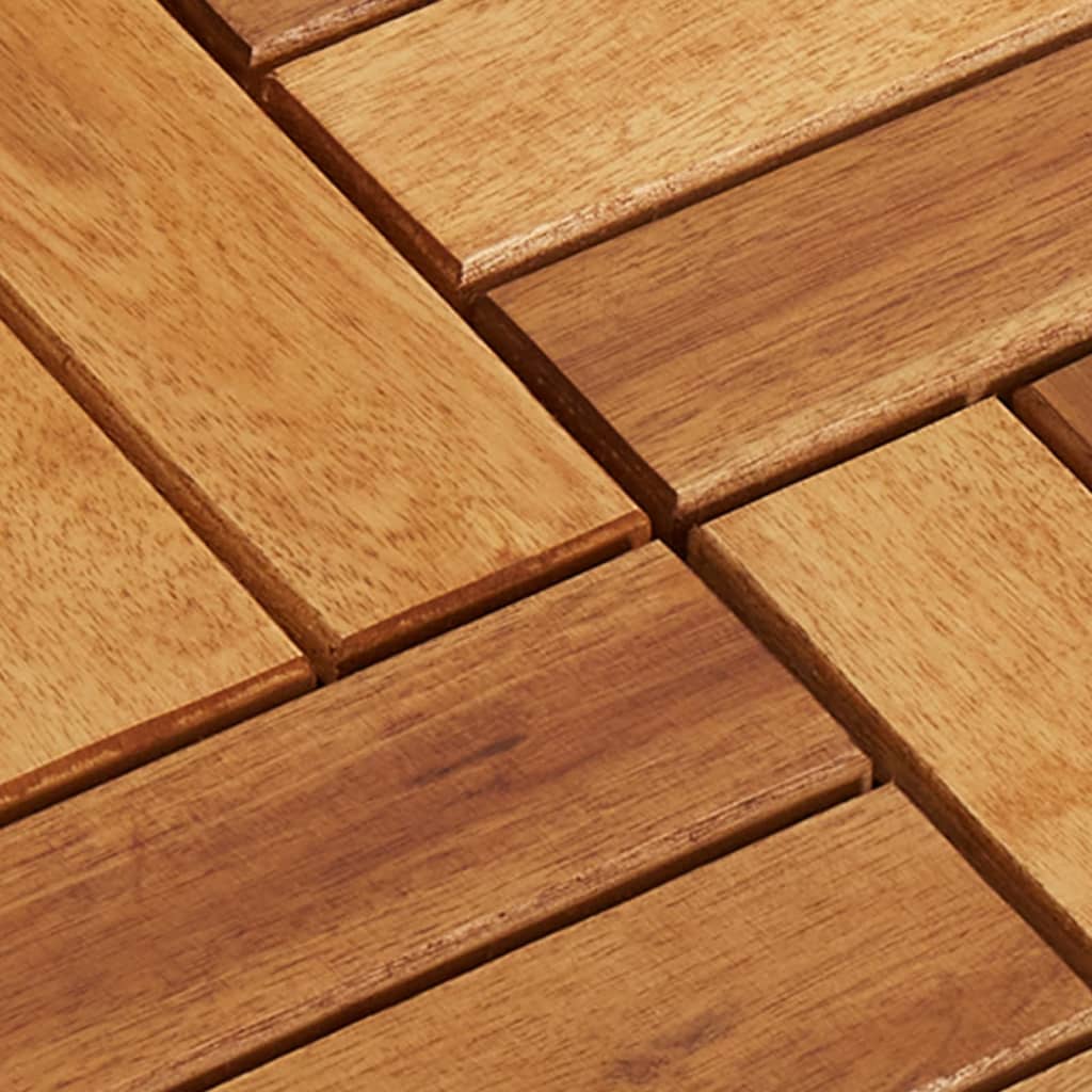 Decking Tiles 30 x 30 cm Acacia Set of 30