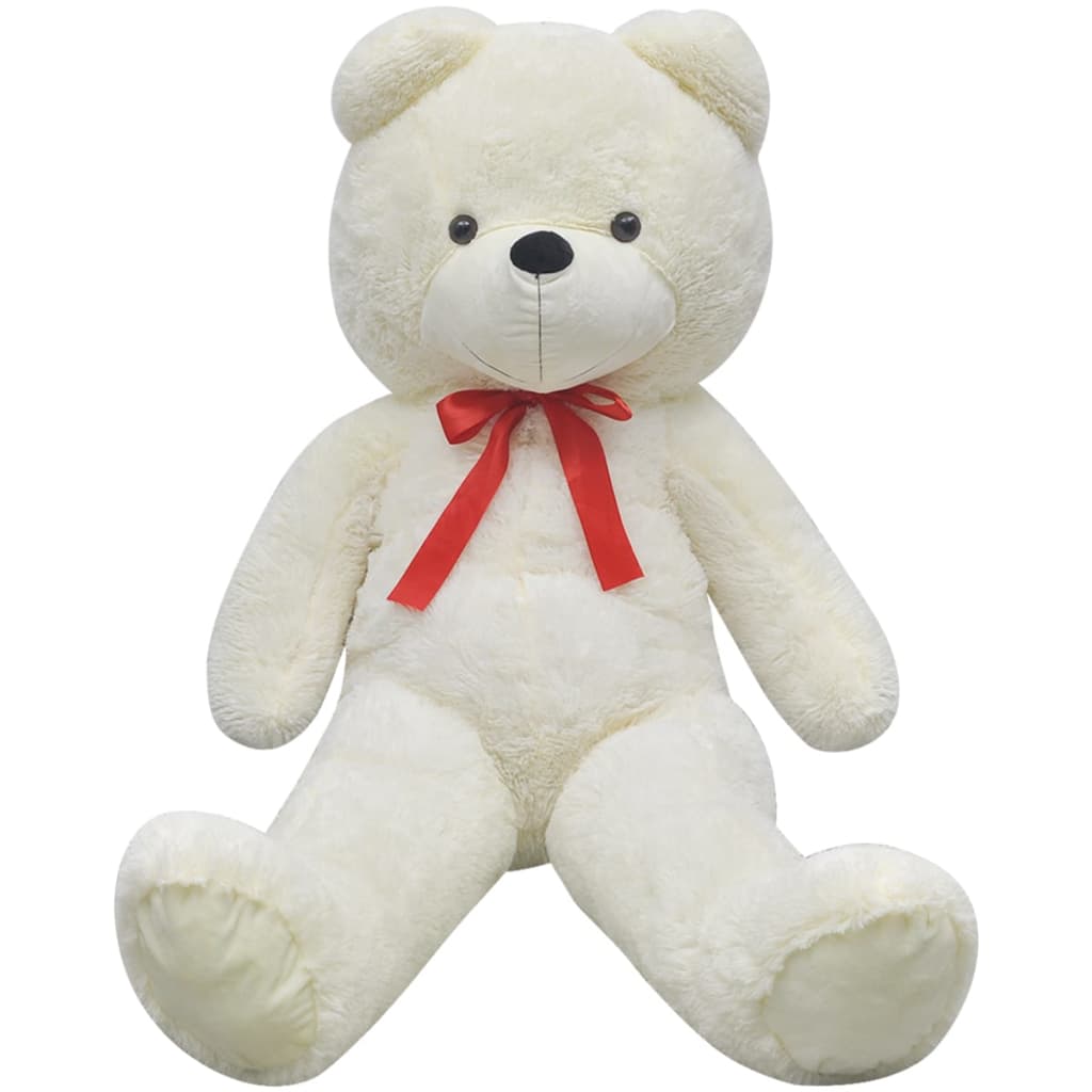 XXL Soft Plush Teddy Bear Toy White 135 cm