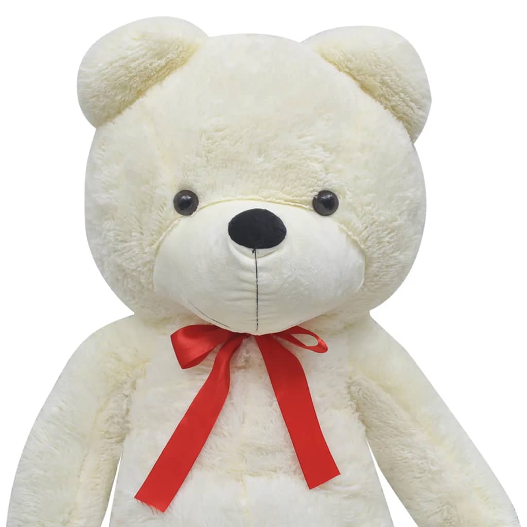 XXL Soft Plush Teddy Bear Toy White 135 cm