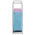 2-Section Laundry Sorter Hamper with a Top Shelf for Drying