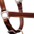 Real Leather Headcollar Stable Halter Adjustable Brown Cob