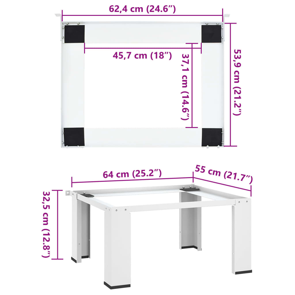 Washing Machine Pedestal White