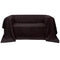 Micro-suede Couch Slipcover Brown 210 x 280 cm