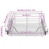 Pull-Out Wire Baskets 2 pcs Silver 500 mm