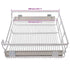 Pull-Out Wire Baskets 2 pcs Silver 800 mm