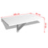 Folding Wall Table White 100x60 cm