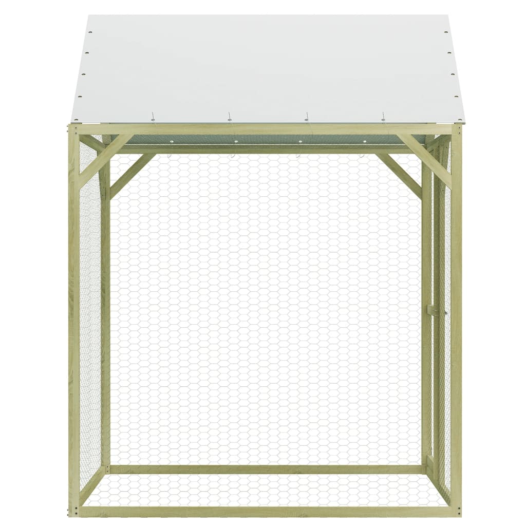 Chicken Cage 1.5x1.5x2 m Steel