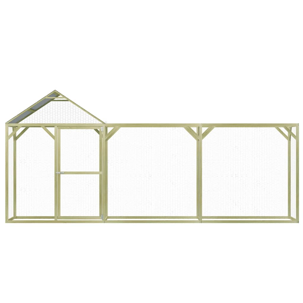 Chicken Cage 4.5x1.5x2 m Steel