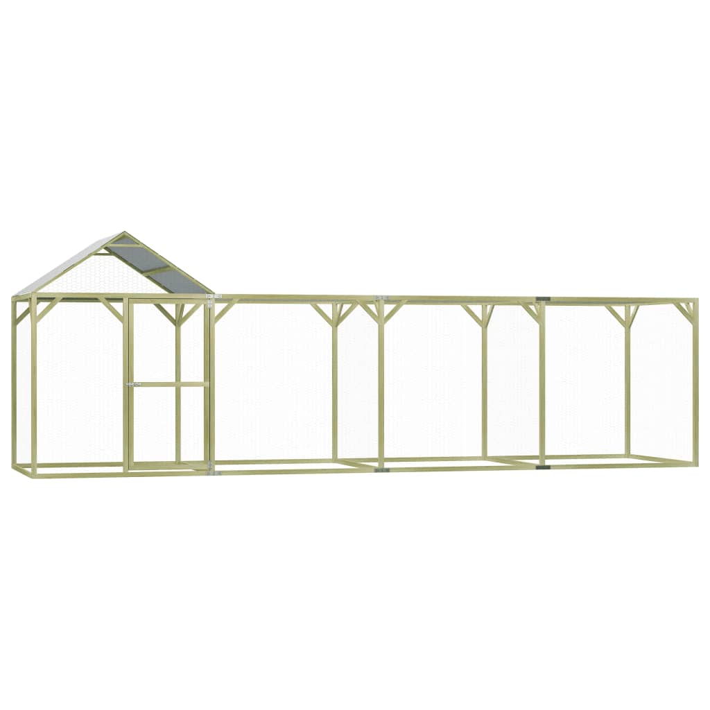 Chicken Cage 6x1.5x2 m Steel