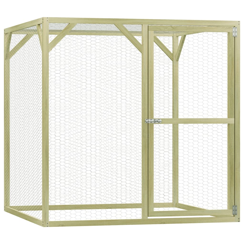 Chicken Cage 1.5x1.5x1.5 m Steel