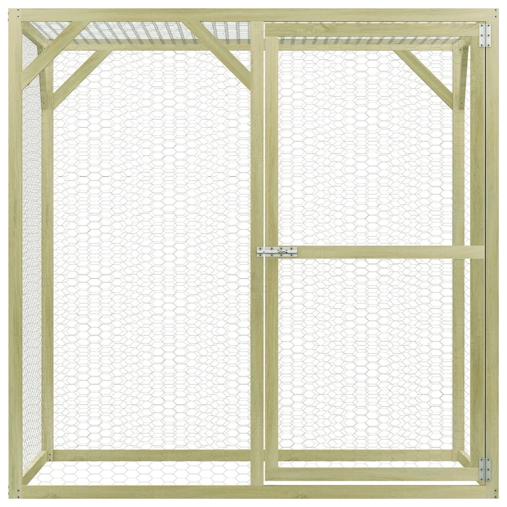 Chicken Cage 1.5x1.5x1.5 m Steel