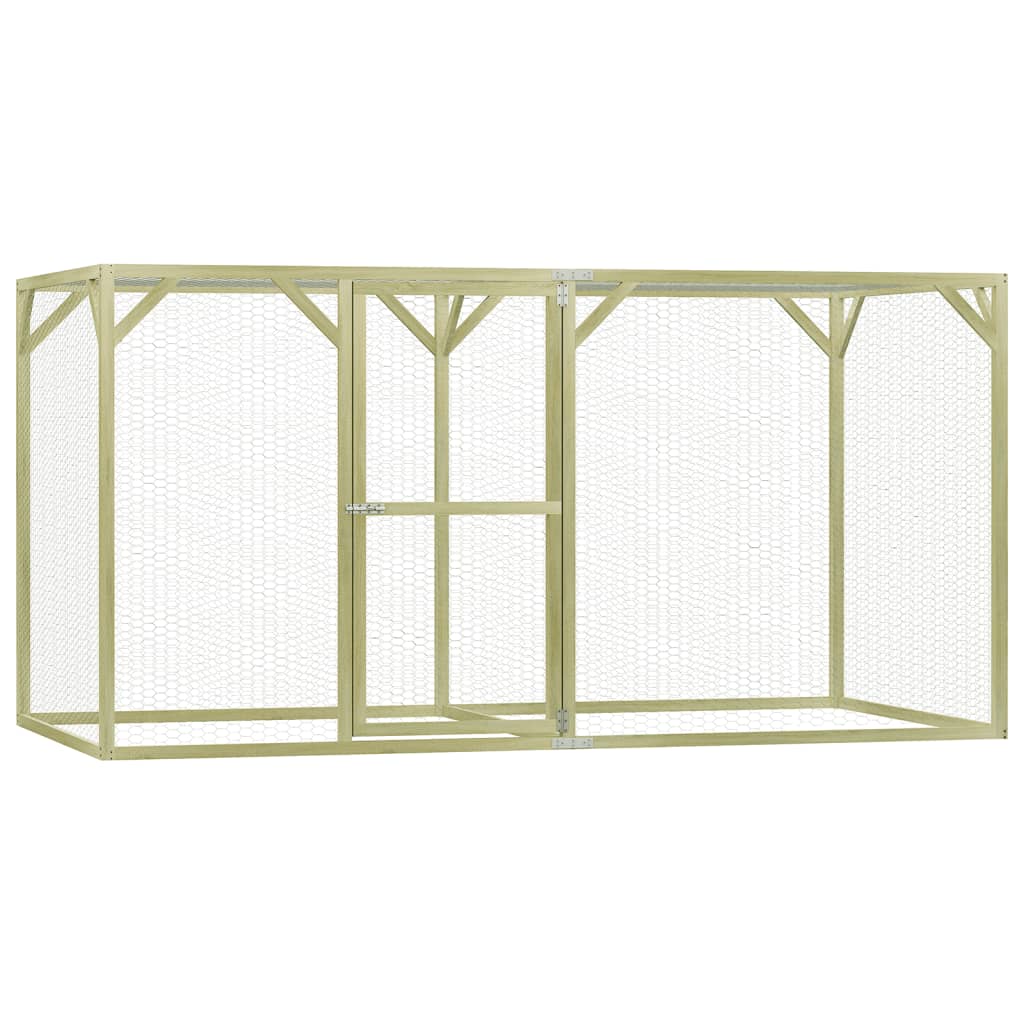 Chicken Cage 3x1.5x1.5 m Steel