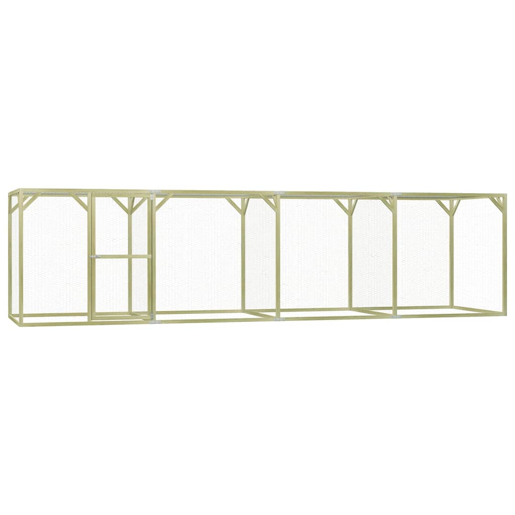 Chicken Cage 6x1.5x1.5 m Steel