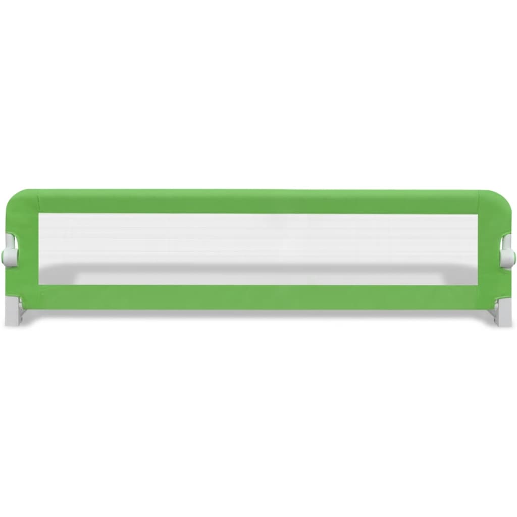 Toddler Safety Bed Rail 2 pcs Green 150x42 cm