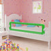 Toddler Safety Bed Rail 2 pcs Green 150x42 cm