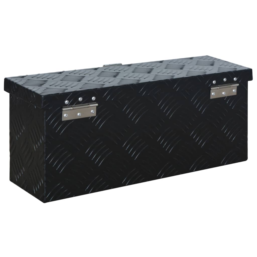 Aluminium Box 485x140x200 mm Black