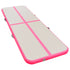 Inflatable Gymnastics Mat with Pump 300x100x10 cm PVC Pink