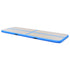 Inflatable Gymnastics Mat with Pump 600x100x10 cm PVC Blue