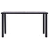 Dining Table Black and Concrete Grey 140x70x75 cm MDF