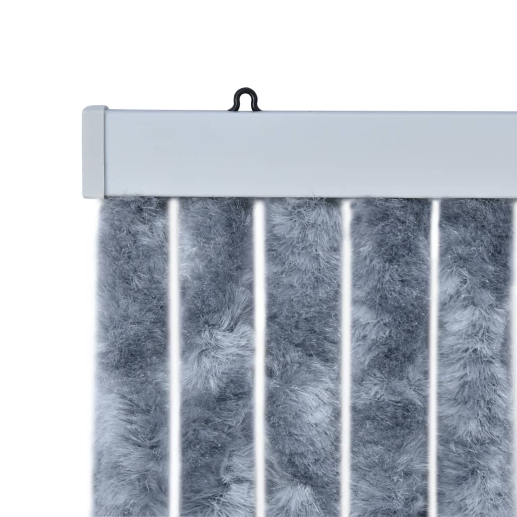 Insect Curtain Silver 56x185 cm Chenille