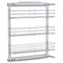 3-Tier Pull-out Kitchen Wire Basket Silver 47x15.5x55.5 cm