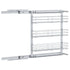 3-Tier Pull-out Kitchen Wire Basket Silver 47x15.5x55.5 cm