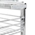 3-Tier Pull-out Kitchen Wire Basket Silver 47x25x56 cm