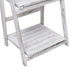 4-Tier Plant Stand White 43x33x113 cm Wood