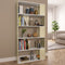 Book Cabinet/Room Divider White and Sonoma Oak 80x24x159 cm