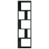 Book Cabinet/Room Divider High Gloss Black 45x24x159 cm Engineered Wood