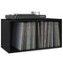 Vinyl Storage Box Black 71x34x36 cm Engineered Wood