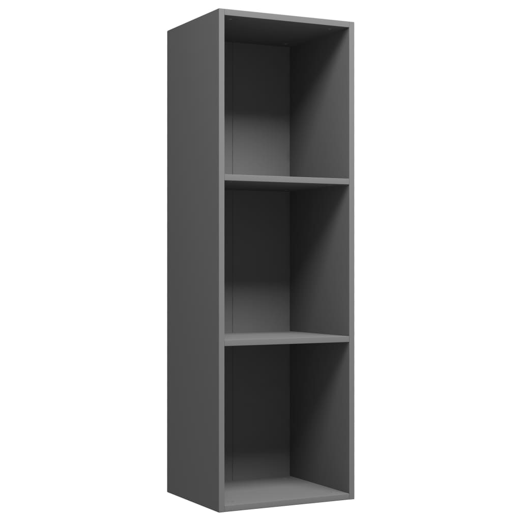 Book Cabinet/TV Cabinet Grey 36x30x114 cm Engineered Wood