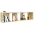 Book Cabinet/TV Cabinet White and Sonoma Oak 36x30x143 cm Engineered Wood