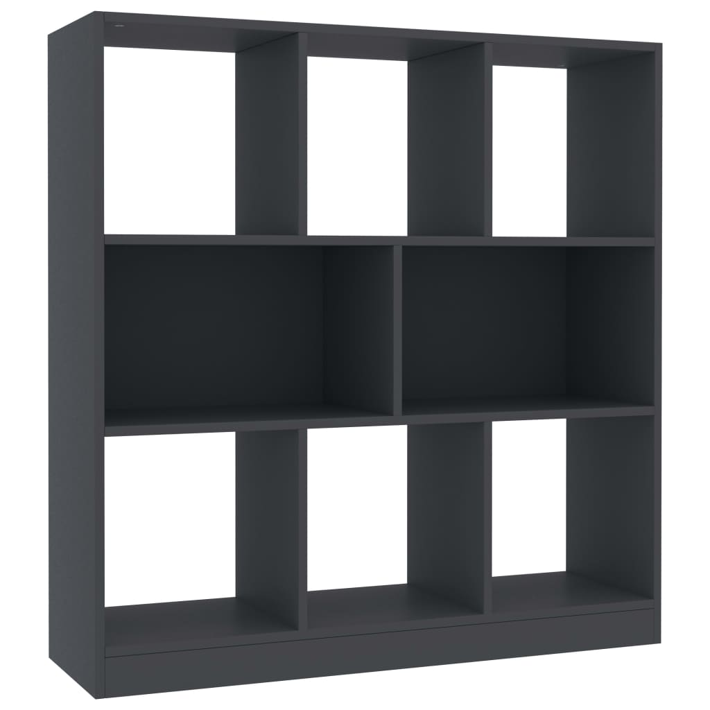 Book Cabinet Grey 97.5x29.5x100 cm Engineered Wood