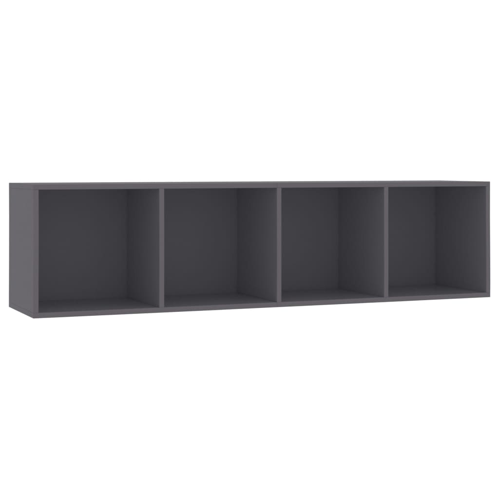 Book Cabinet/TV Cabinet Grey 143x30x36 cm