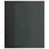 Book Cabinet/TV Cabinet High Gloss Grey 143x30x36 cm