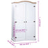 Wardrobe Mexican Pine Corona Range 2 Doors White