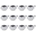 Outdoor Solar Fence Lamps 12 pcs LED White