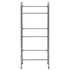 Storage Shelf for 3 Crates Silver 50x33x116 cm Steel