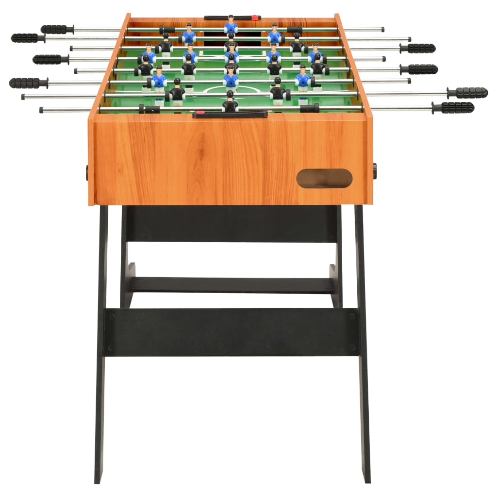 Folding Football Table 121x61x80 cm Light Brown