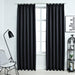 Blackout Curtains with Hooks 2 pcs Black 140x245 cm