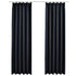 Blackout Curtains with Hooks 2 pcs Anthracite 140x245 cm