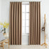 Blackout Curtains with Hooks 2 pcs Taupe 140x245 cm