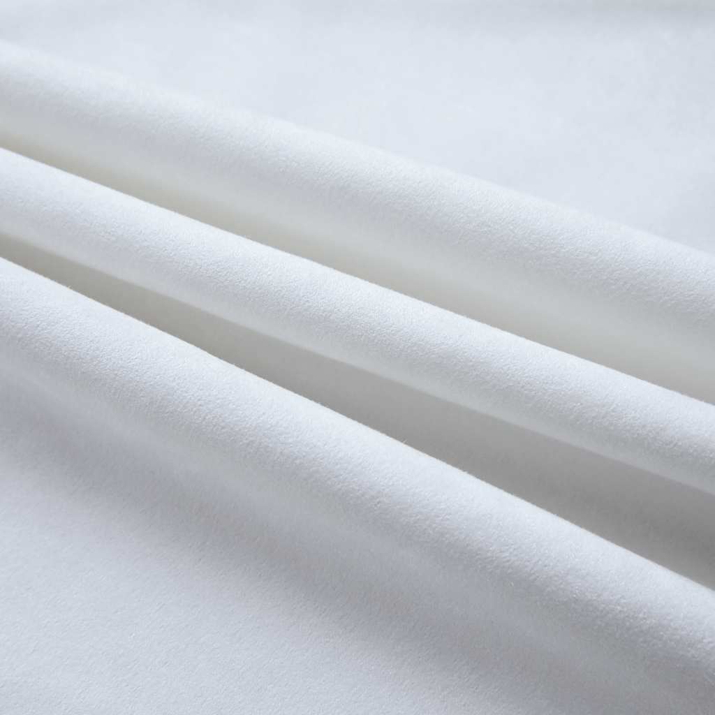 Blackout Curtains with Metal Rings 2 pcs Off White 140x245 cm