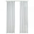 Blackout Curtains with Hooks 2 pcs Off White 140x245 cm