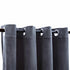 Blackout Curtains with Rings 2 pcs Velvet Anthracite 140x245 cm