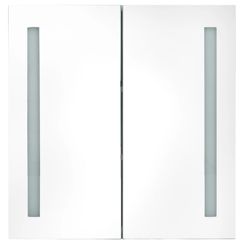 LED Bathroom Mirror Cabinet 60x14x62 cm