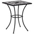 Mosaic Bistro Table Black and White 60 cm Ceramic