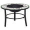 Mosaic Fire Pit Green 68cm Ceramic