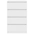 Sideboard White 60x35x98.5 cm Engineered Wood